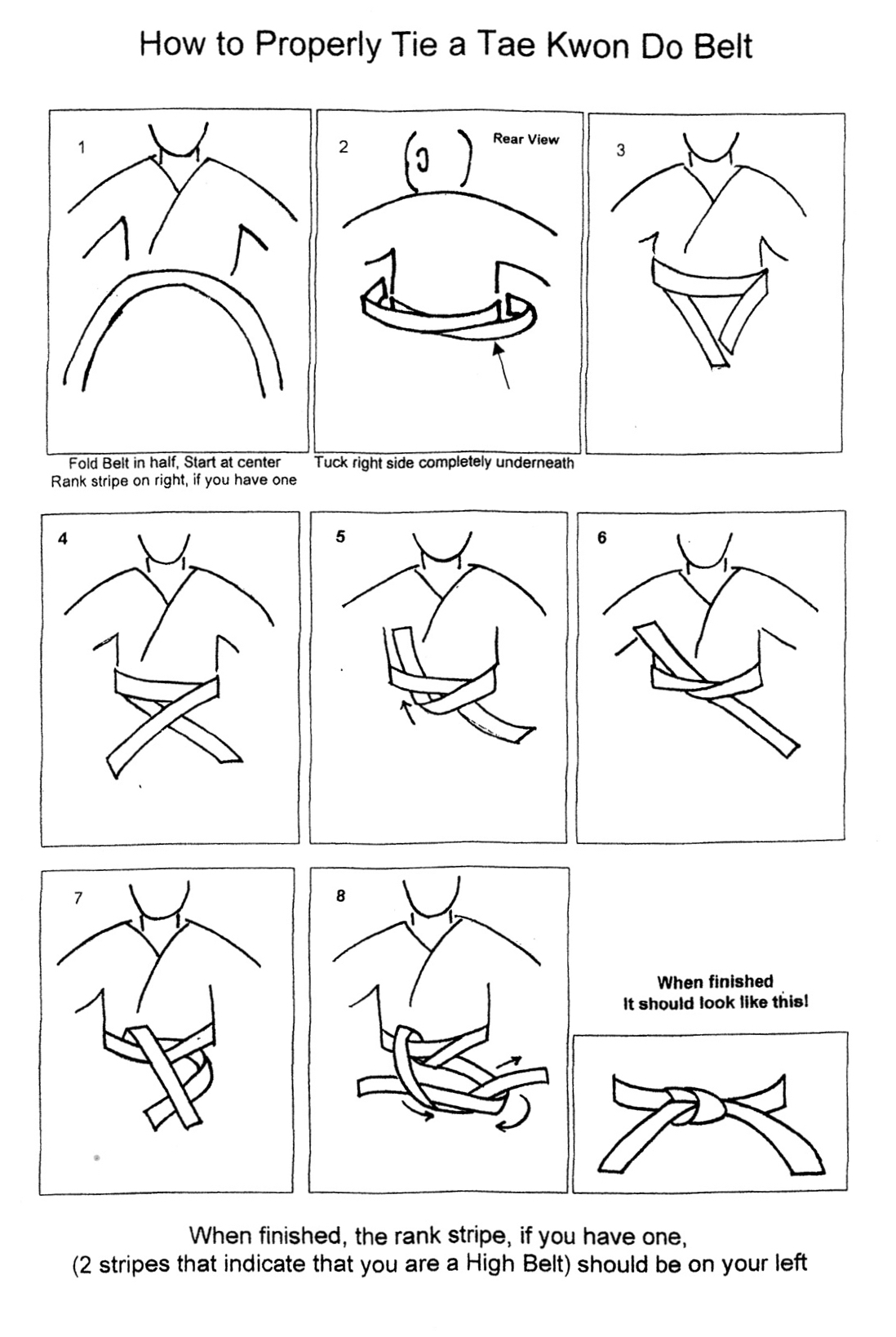 belt instructions